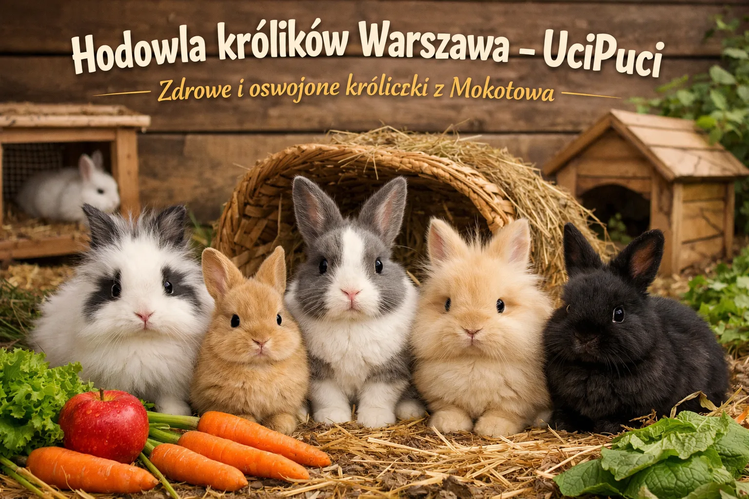 Hodowla królików Warszawa – UciPuci. Zdrowe i oswojone króliczki z Mokotowa